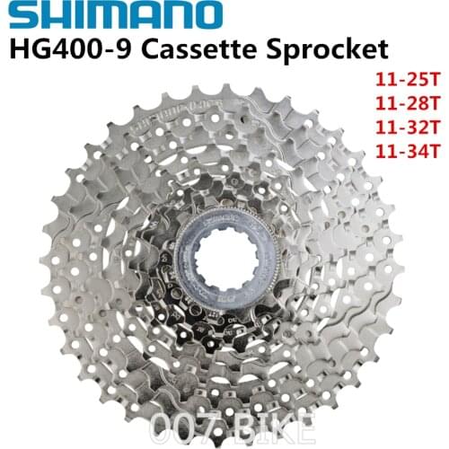 SHIMANO ALIVIO SORA CS HG400-9 Cassette Sprocket HG4009 flywheel MTB Road Cassette 11-25T 11-28T 11-32T 11-34T 9 Speed
