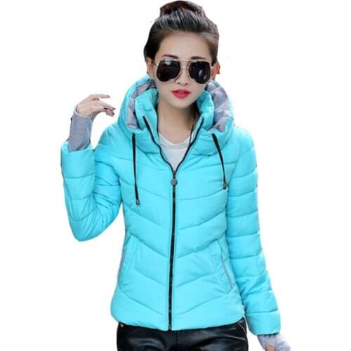 2020 New Winter Fashion Jacket Women Thicken Outerwear Coat Women Down Coats Short Slim Design Cotton-padded CC005