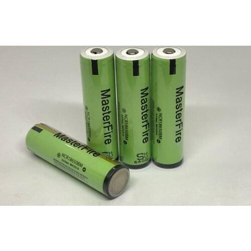 MasterFire 10pcs/lot Original Protected 3.7V 3200mAh NCR18650BM 18650 10A Current Power Tool Battery Cell with PCB For Panasonic