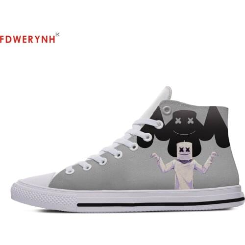 Mens Casual Shoes Marilyn Monroe 3D Printing Logo Man Lace-Up Fashionable Breathable Lightweight Mesh Shoes