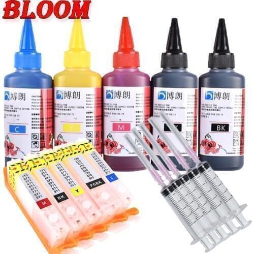 Refill ink kit for pgi 580 cli 581 xxl ink cartridge For CANON PIXMA TS705/TR7550/TR8550/TS6150/TS6151/TS6250/6251//TS9550