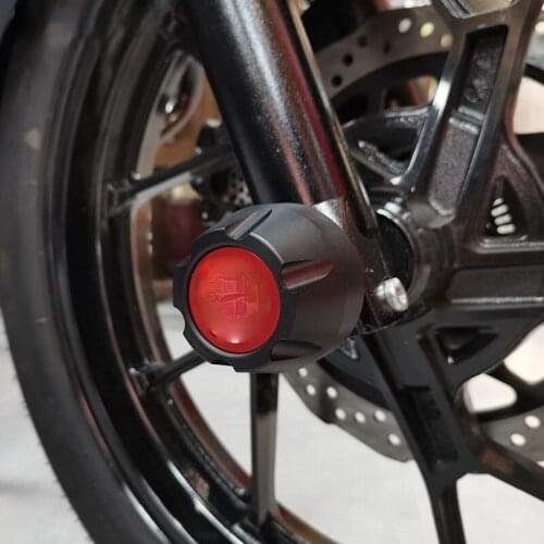 Suitable for Suzuki Suzuki Modification Accessories Front Wheel Anti-Fall Cup Schock-Resistant Ball Dr300 Protective Glue