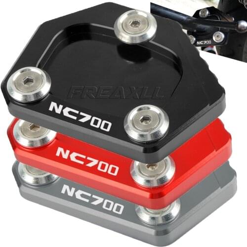 Motorcycle Sidestand Kickstand Foot Plate Pad Enlarge Extension For Honda NC700 NC 700 S/X NC700X NC700S Integra 2012 2013 2014