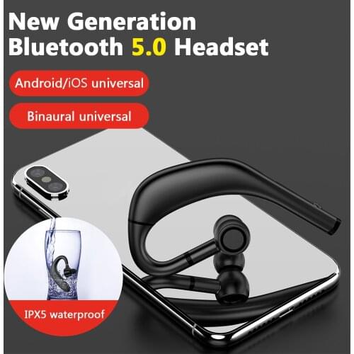 RD-09 Wireless Earphones Bluetooth-compatible 5.0 Wireless Headphones Hands-free Headset Earpiece With Mic For Business/Driving