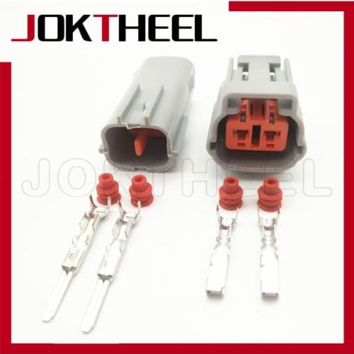 1-20 sets 6195-0006 6189-0176 Sumitomo DL 090 sealed 2 Pin way gray male female fog lamp plug waterproof auto connector for car