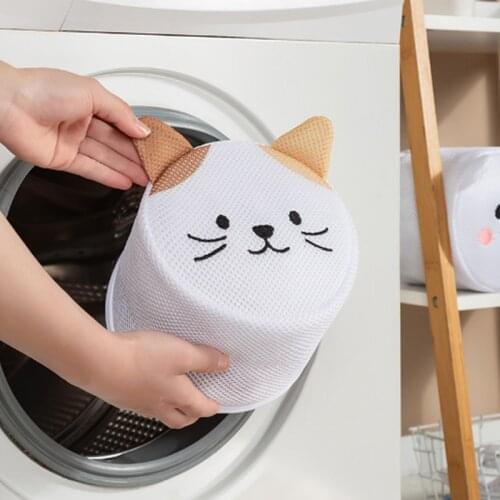 Underwear Laundry Bag Bra Care Washing Bag Cartoon Underwear Storage Bag Embroidery Printing