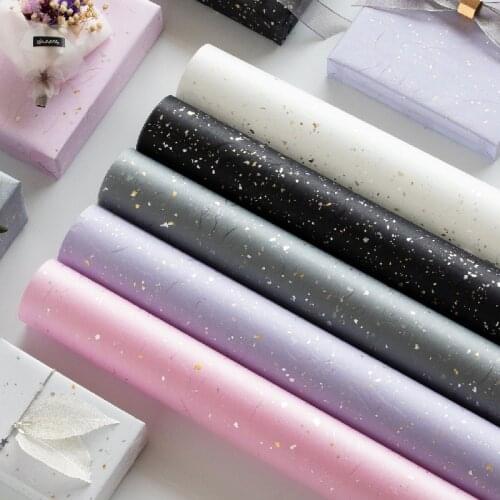 10Pcs Gold Silver Sequins Tissue Paper Wine Clothing Packing Flower Wrapping Paper Gift Packaging Craft Paper for Flower Shop