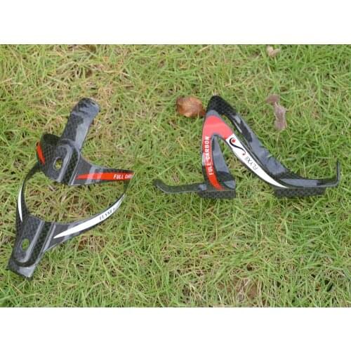 2017# Pair Bicycle Bottle Holder Carbon Cycling Road Mountain Bike Water Bottle Cage For Bicycle 001# (FLYXII)