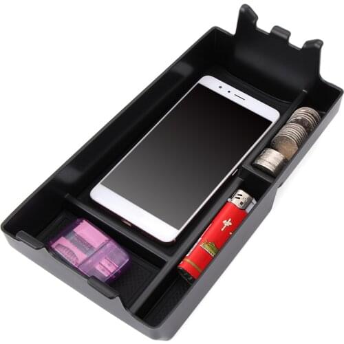 VCiiC Car Accessories Black Car Glove Box Armrest Box Secondary Storage For Mercedes Benz E E200 E300 Class W213 2017 2018