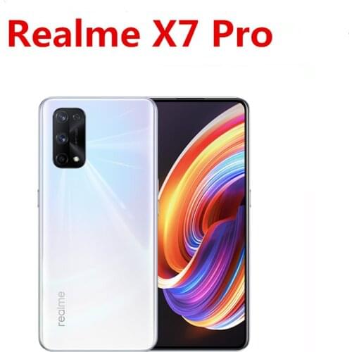 DHL Fast Delivery Realme X7 Pro 5G Cell Phone 6.55" AMOLED 120HZ 8GB RAM 256GB ROM 64.0MP 65W Super Charger Mediatek 1000+ OTA