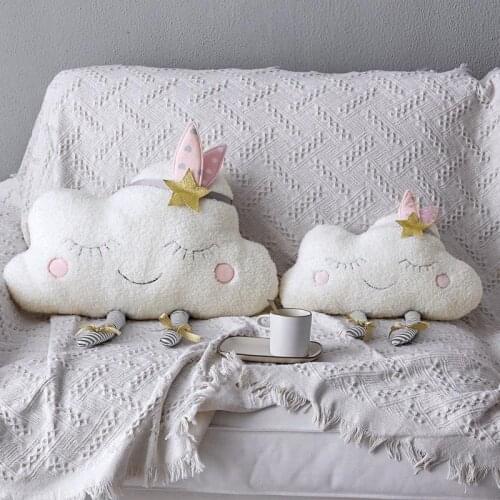 Cloud Baby Decorative Cushion for Sofa Chair Plush Toys Stuffed Doll Kids Room Decor Throw Pillows Car Back Cushions