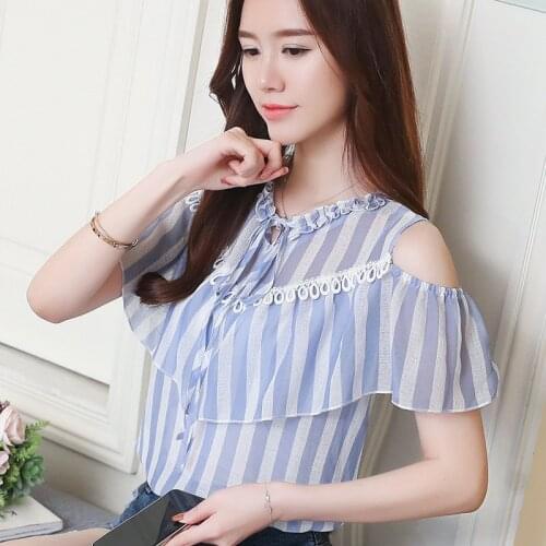 Женские рубашки в полоску DERMSPE China At AliExpress