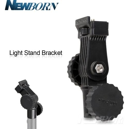 YONGNUO LED Light stand bracket Hot shoe Mount Light Stand Bracket Swivel For Monitor LED YN300 III YN600L II YN608