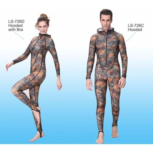 DIVE&SAIL Spearfishing Wetsuit For Underwater Hunting Surf Wetsuits Men Surfing Swimsuit Women Rash Guard Swimwear Diving Suit