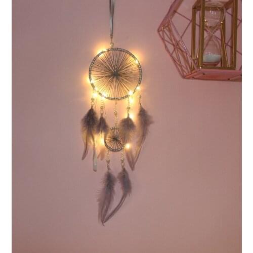 Hot New White Dreamcatcher Simple Handmade Bedroom Ornaments Girl Dream Net Creative Gifts Nursery Decor