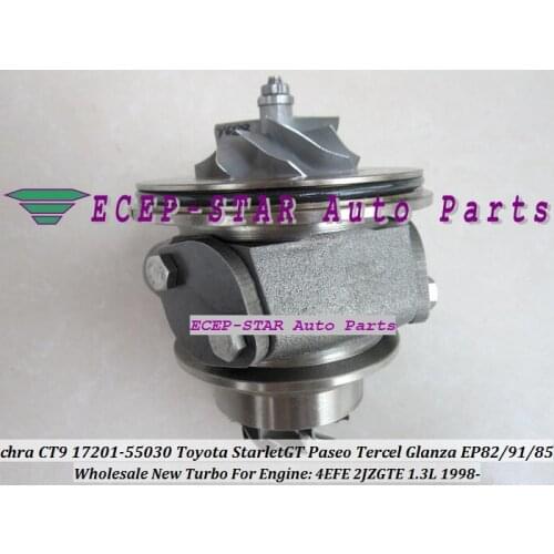 Free Ship CT9 Turbo CHRA Cartridge Core 17201-55030 17201-64190 For TOYOTA Starlet 4EFE 4EFTE EP82 EP91 EP85 1.3L 2JZ-GT 2JZGT