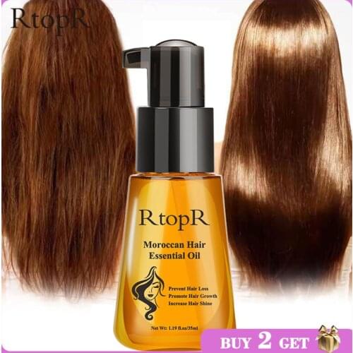 Moroccan Prevent Hair Loss Product Hair Growth Essential Oil Easy To Carry Hair Care Nursing 35ml Both male and female can use