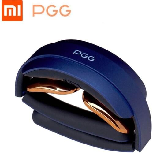 Xiaomi Pgg Folding Portable Neck Massager 5 Modes Massage Pulse Infrared Heating Relaxation Muscles Pain Relief Tool Health Care