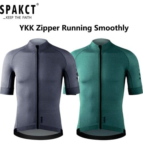 SPAKCT Men Cycling Jersey Mtb Bike Shirt Sunscreen Cool Body Feel Quick Drymountain Bicycle Clothing Maillot Ciclismo Hombre