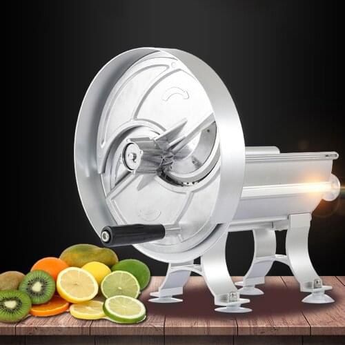 Stainless steel Lemon Potato Chips Slicing machine Commercial shredder Adjustable thickness Ginger fruit Slicing artifact