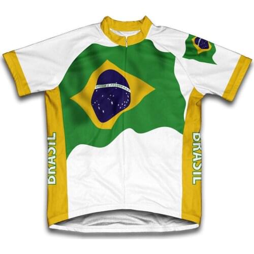 New 2021 Brazil More Style Mens classic cycling team short sleeved bike Road Race Clothing Maillot ciclismo outdoor bike jersey