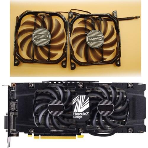 New CF-12915S P104-100 1070Ti 1080Ti GPU Card Cooler Fan For INNO3D GeForce GTX 1070 1080 Ti Twin X2 graphics card