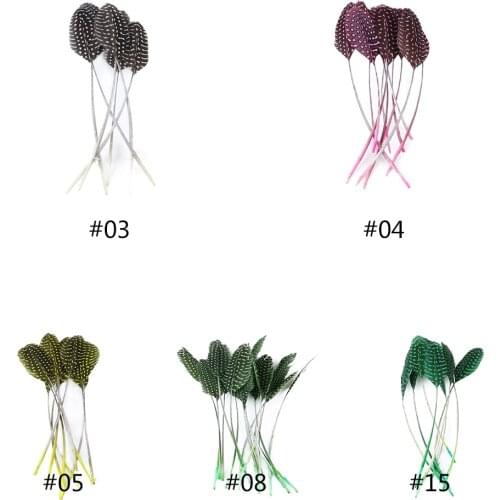 Wholesale Natural Guinea Fowl/Pheasant Feather For Crafts 15-20 Cm/6-8 Inch Plumes Jewelry Making Decoration Plumas Feathers Fan