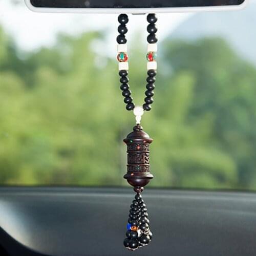 Car Pendants, Peach Wood, Safe Car Supplies, Car Decorations, Buddhist Prayer Wheels, Car Hangers, Tibetan Prayer Wheels