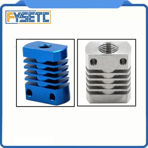 MK10 V6 Heat Sink Radiator Fit 22mm Cooling Fan Silver Aluminum Fins With Size 27x22x12mm Hot For CR8/CR10 3D Printer Parts