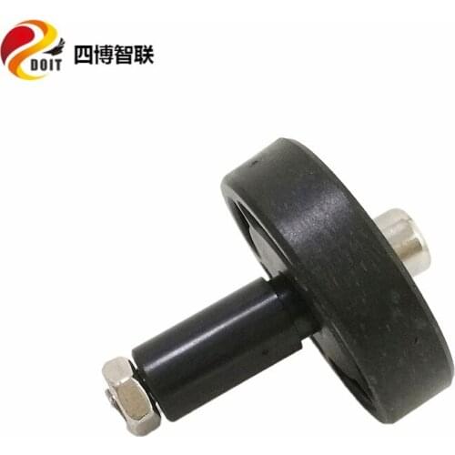 SZDOIT 1Lot/2PCS Rubber Load-Bearing Wheel Black Auxiliary Wheel For Smart Robot Tank Car Chassis Part DIY Unassembled