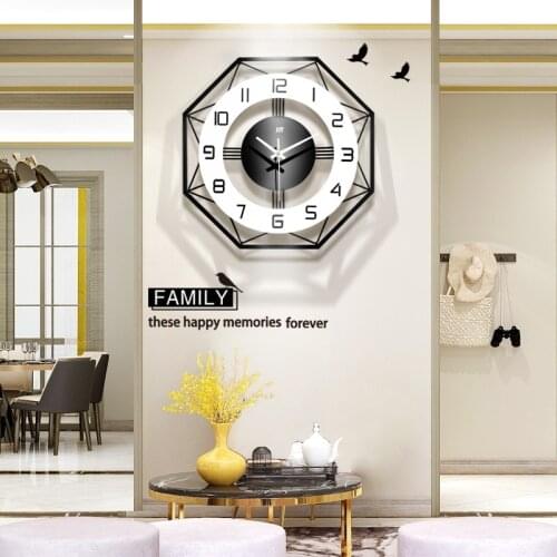 Nordic simple home decoration fashion wall clock creative living room, bedroom exquisite clocks