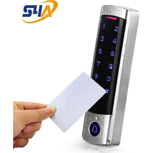 Touch screen RFID access control device