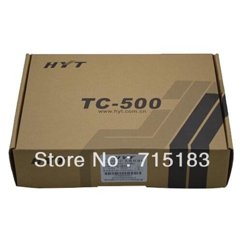 High Quality HYT Walkie Talkie CB radio Hytera TC-500 4Watt 16 CH UHF Portable Two-way Radio Black Color Transceiver Freeship