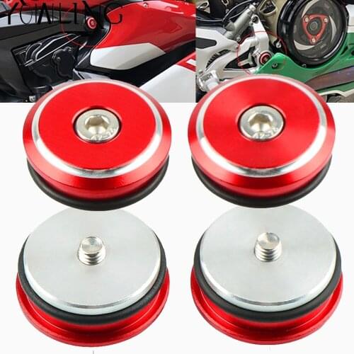 Motorcycle Frame Hole Cap Cover Fairing Guard For Ducati Panigale V4 899 959 1199 1299 S Panigale 2012 2013 2014 2015 2016 2017