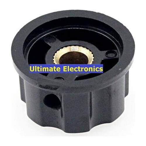 10pcs MF-A03 Potentiometer knob WH118/WX050 Bakelite knob/hat Copper core Inner hole 6mm
