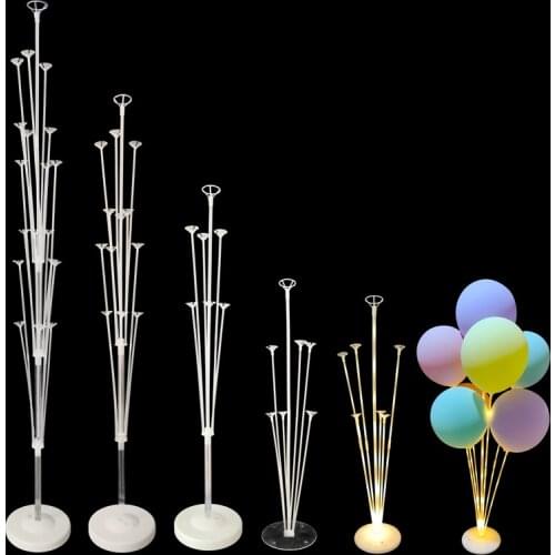 7Tubes Balloons Stand Balloon Holder Column Confetti Balloon Baby Shower Kids Birthday Party Wedding Decoration Supplies