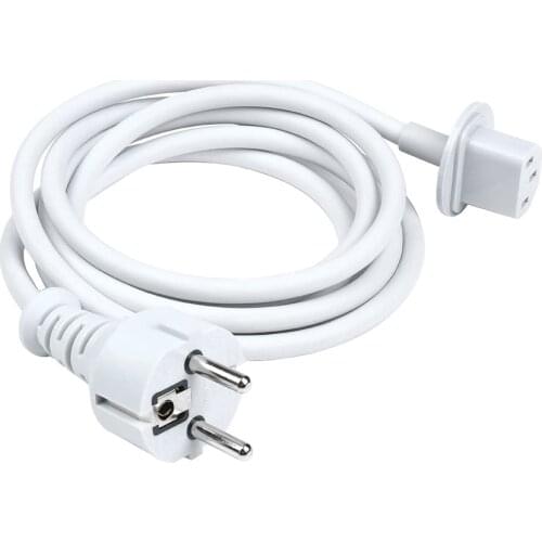 Free shipping 10pcs/lot Europe Plug 1.8M Power cord cable for IMAC Computer Macbook EU plug charger adapter 2009 to 2001 year