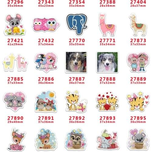 Free shipping 30 pcs cartoon character planar resin PR 27388