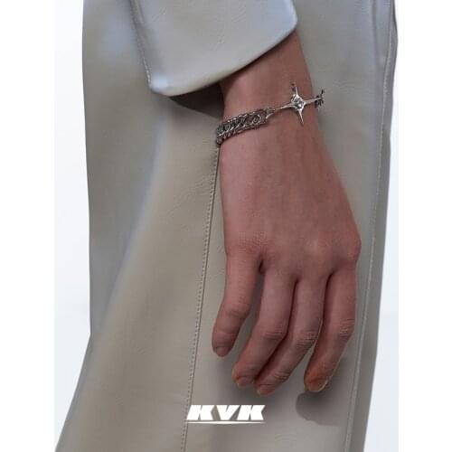 KVK Bracelet ins niche design 2021 new fashion high-end feeling hand net red temperament accessories versatile accessories