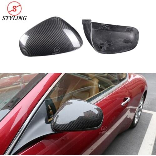 GC GT Rear View mirror Cover For Maserati Quattroporte Dry Carbon Fiber Mirror Cover 2007 2008 2009 2010 2011 20122013