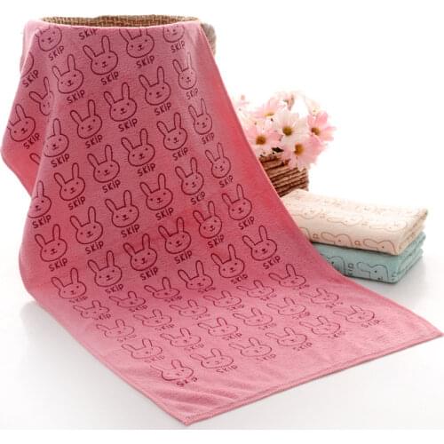 Cute Microfiber Absorbent Drying Bath Beach Towel Washcloth Swimwear Baby Towel