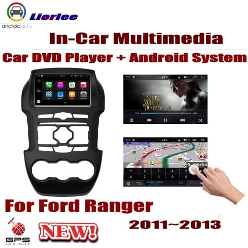 For Ford Ranger 2011-2013 Car Android Player DVD GPS Navigation System HD Screen Radio Stereo Integrated Multimedia