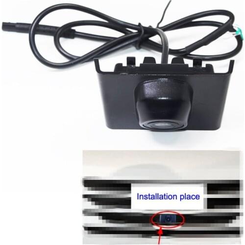 Car front view camera for Hyundai Santafe 2013-2016 New Tucson 2015 2016 Car Front view Vehicle Camera Parking Kit