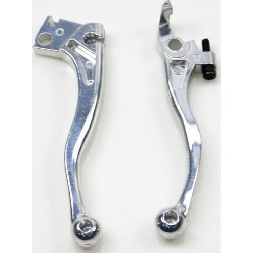 Motorcycle Chrome Brake Lever Clutch For Kawasaki KLX 250 250C 650 KDX 220