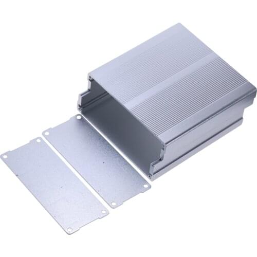Aluminum Alloy Profile Shell Silver Enclosure Case Lightning Arrester Shell Power Supply Box 40x97x100mm