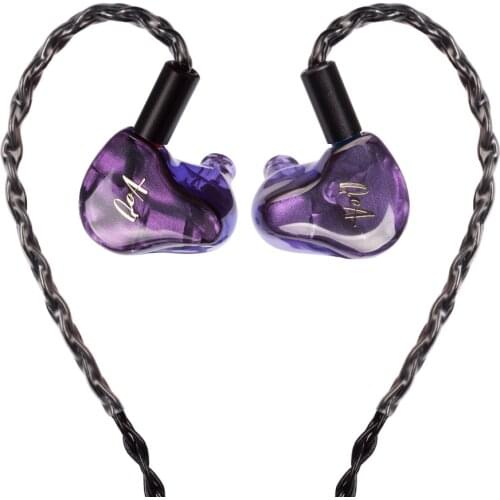 QOA Pink Lady 2BA+1DD Hybrid DriverIn Ear Earphone HIFI Earphone Earbuds Headset With 2Pin Detachable Cable