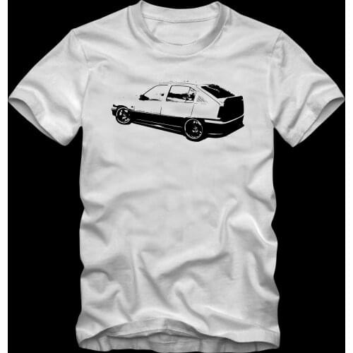 2019 Newest Fashion T- Shirt Opel Kadett E Textildirektdruck Fan Shirt Retro Style S/W Grafik O-Neck T Shirt