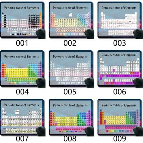 Periodic Table Of Elements Gaming Mouse Pad Custom,Sand Beach Themed Mouse Pads