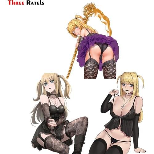 Three Ratels B320 Anime Amane Misa Death Note Personalized Creative Scratch Stickers Auto Accessory Decals Waterproof Property
