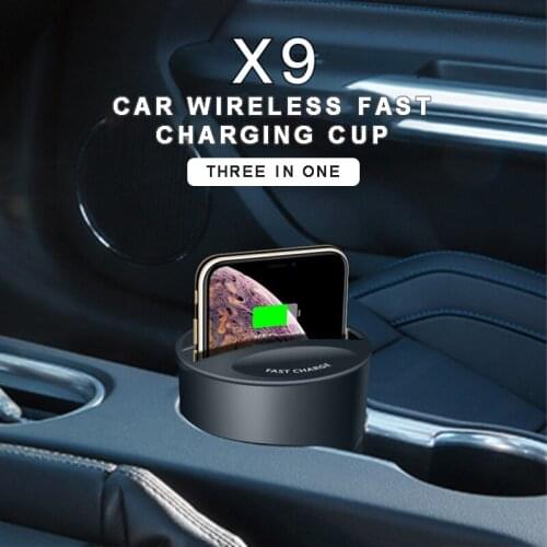 10W Fast Charging Mobile Phone Charger Portable 3-in-1 Wireless Chargers Cup Holder For S-amsung Galaxy S10/S10+/S10e